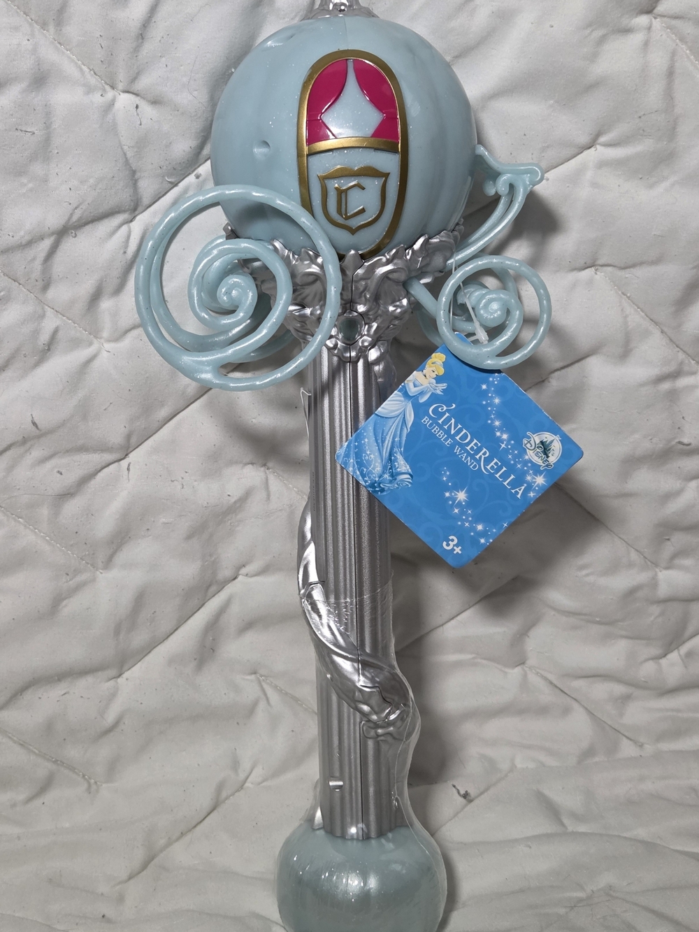 NWT - Disney Toy - Character Bubble Glow Wand - Cinderella Coach (OBO)